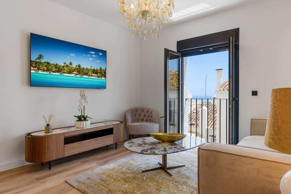 Luxury Sea View Puerto Banus Apartment Marbella Bagian luar foto